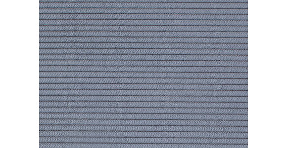 ECKSOFA Graublau Feincord - Graublau/Schwarz, Design, Textil/Metall (280/205cm) - Xora
