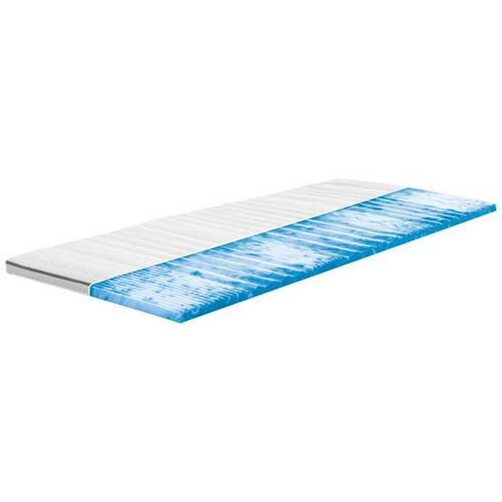 Thumbnail - Modante Topper, Weiß, Textil, Füllung: Polyester, 80x200 cm, Oeko-Tex® Standard 100, Bezug abnehmbar/waschbar, optimale ...