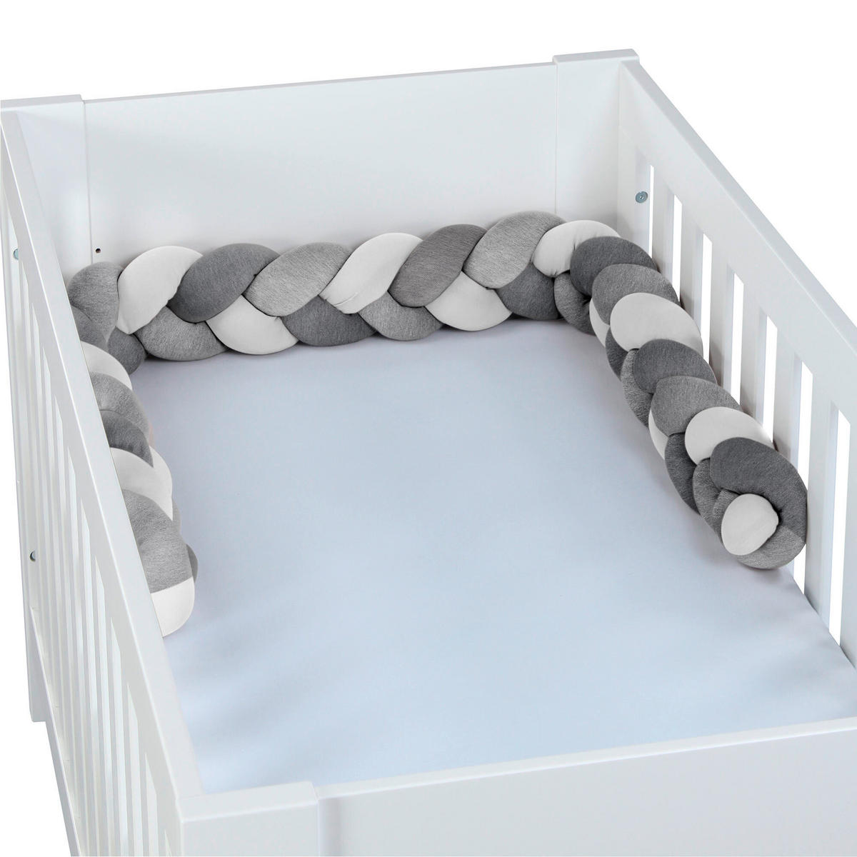 NESTCHENSCHLANGE  200/13/13 cm   - Champagner/Dunkelgrau, Basics, Textil (200/13/13cm) - Babybay