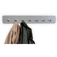 HAKENLEISTE  in Grau  - Grau, Design, Metall (70/10/3cm) - Xora