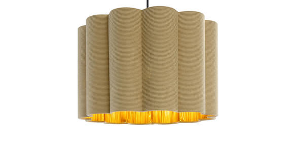 HÄNGELEUCHTE 40/120 cm  - Beige/Schwarz, Trend, Kunststoff/Textil (40/120cm) - Novel