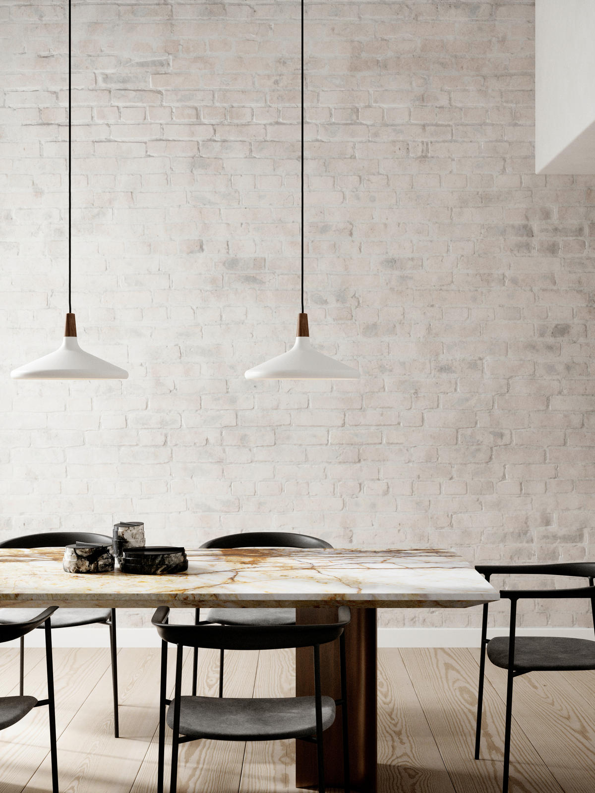 HÄNGELEUCHTE 39 cm  - Weiß, KONVENTIONELL, Holz/Metall (39cm) - Nordlux