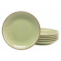 DESSERTTELLERSET 21 cm  - Grün, Trend, Keramik (21cm) - Creatable