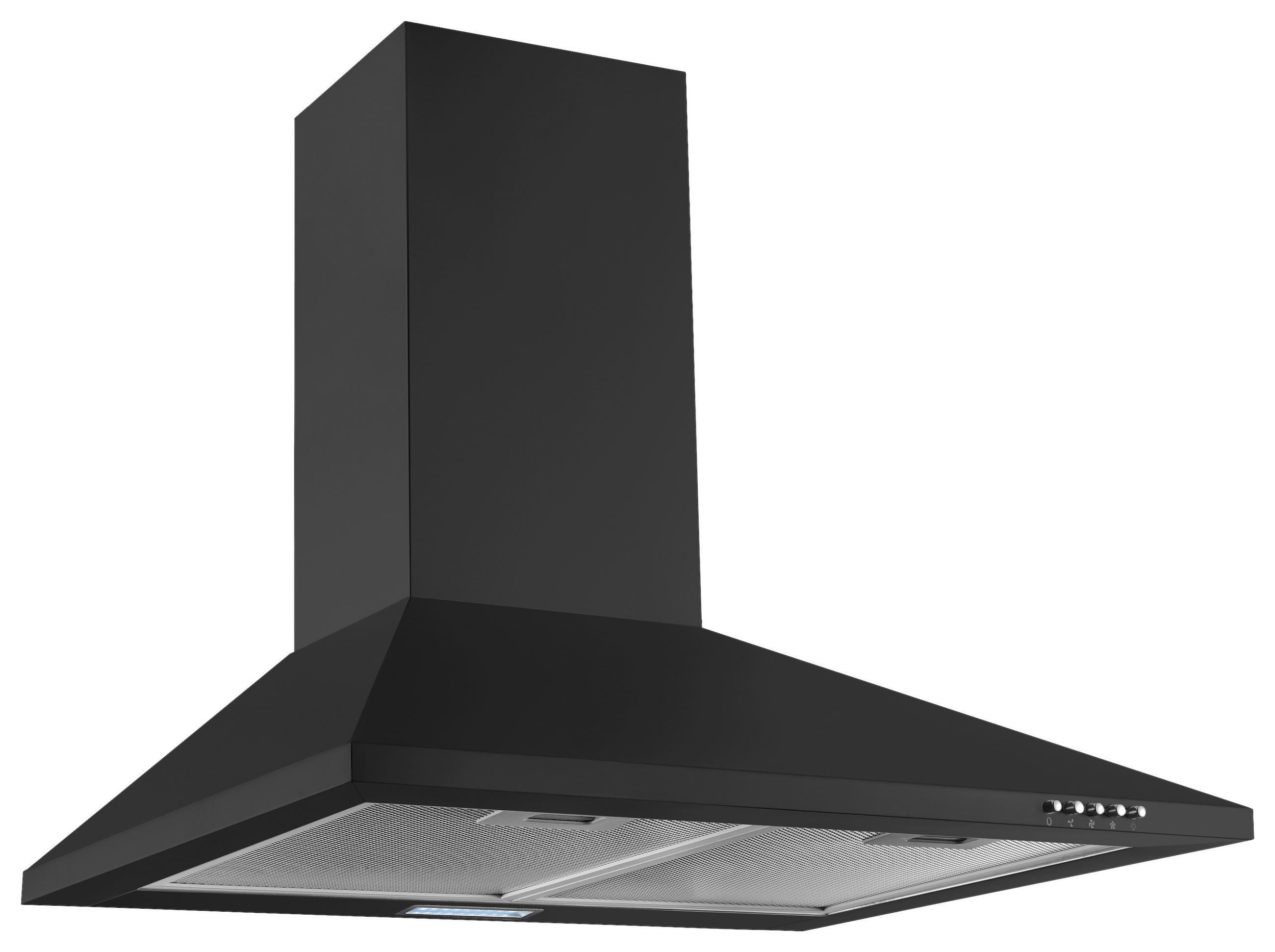 DUNSTABZUGSHAUBE CH22055SA  - Schwarz, Trend, Metall (60/58-96/47,5cm) - Respekta