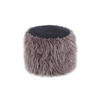 TABURETKA „PUFF“, 45/38/45 cm - tmavosivá, Basics, plast (45/38/45cm)