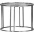 BEISTELLTISCH rund Silberfarben - Silberfarben, Design, Metall (61/46cm) BEISTELLTISCH rund Silberfarben - Silberfarben, Design, Metall (61/46cm)