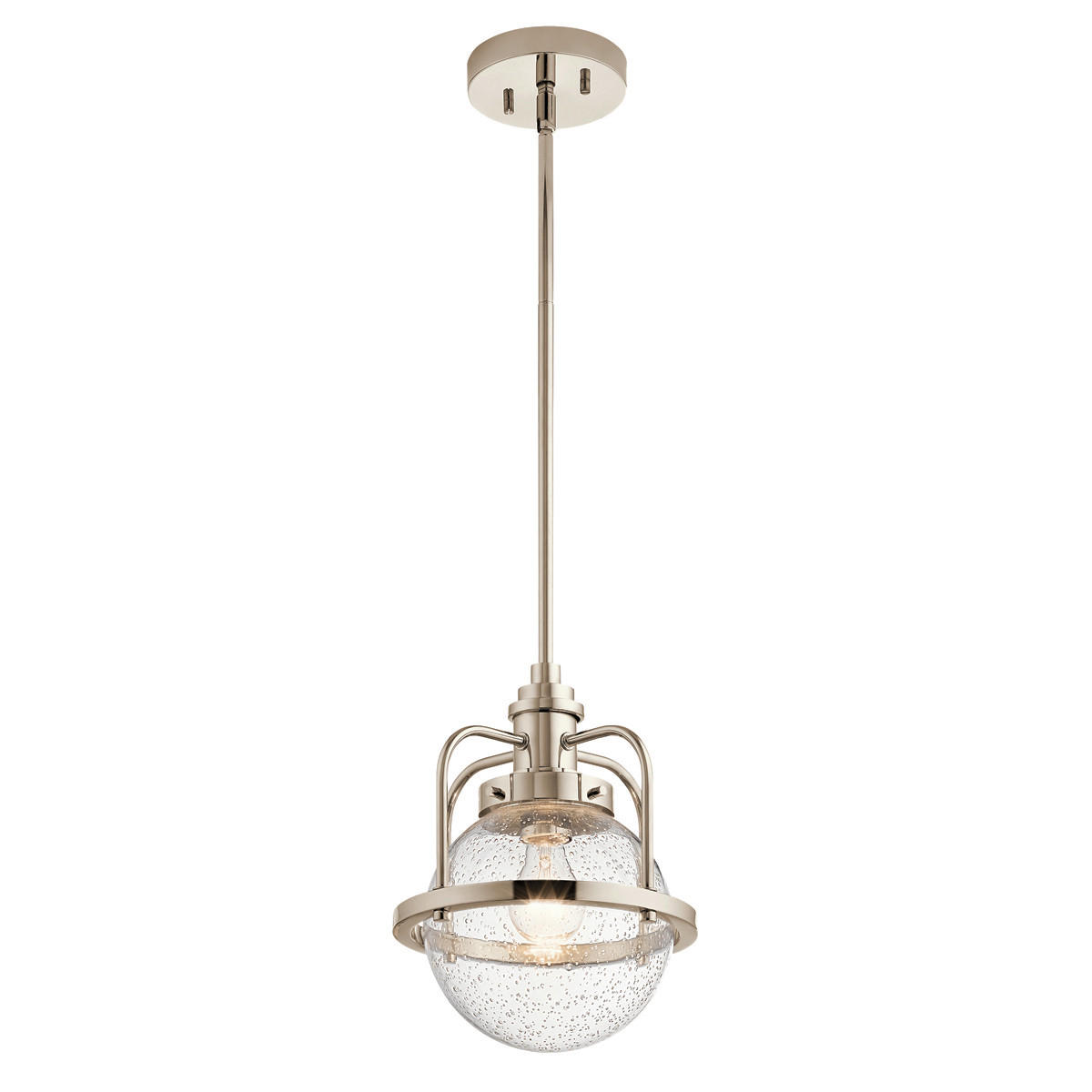 Elstead Lighting Hängeleuchte Triocent Nickel 37.6 cm