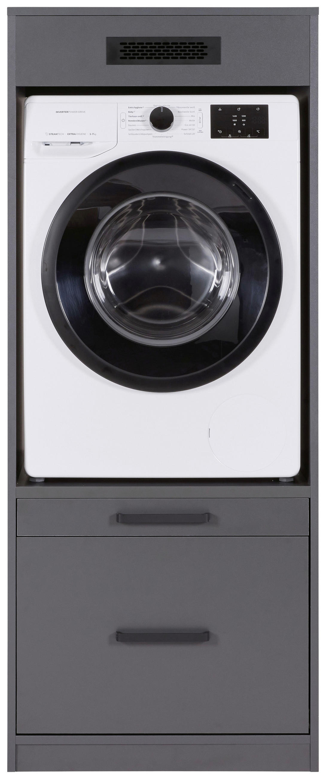 HAUSWIRTSCHAFTSRAUM 134/164/68 cm  in Anthrazit  - Anthrazit, MODERN, Holzwerkstoff (134/164/68cm) - home24