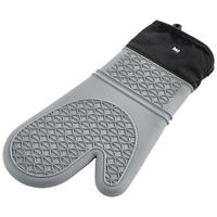 KUHINJSKA RUKAVICA siva, crna , plastika, tekstil   - siva/crna, Osnovno, tekstil/plastika (19/36,5cm) - Homeware Profession.