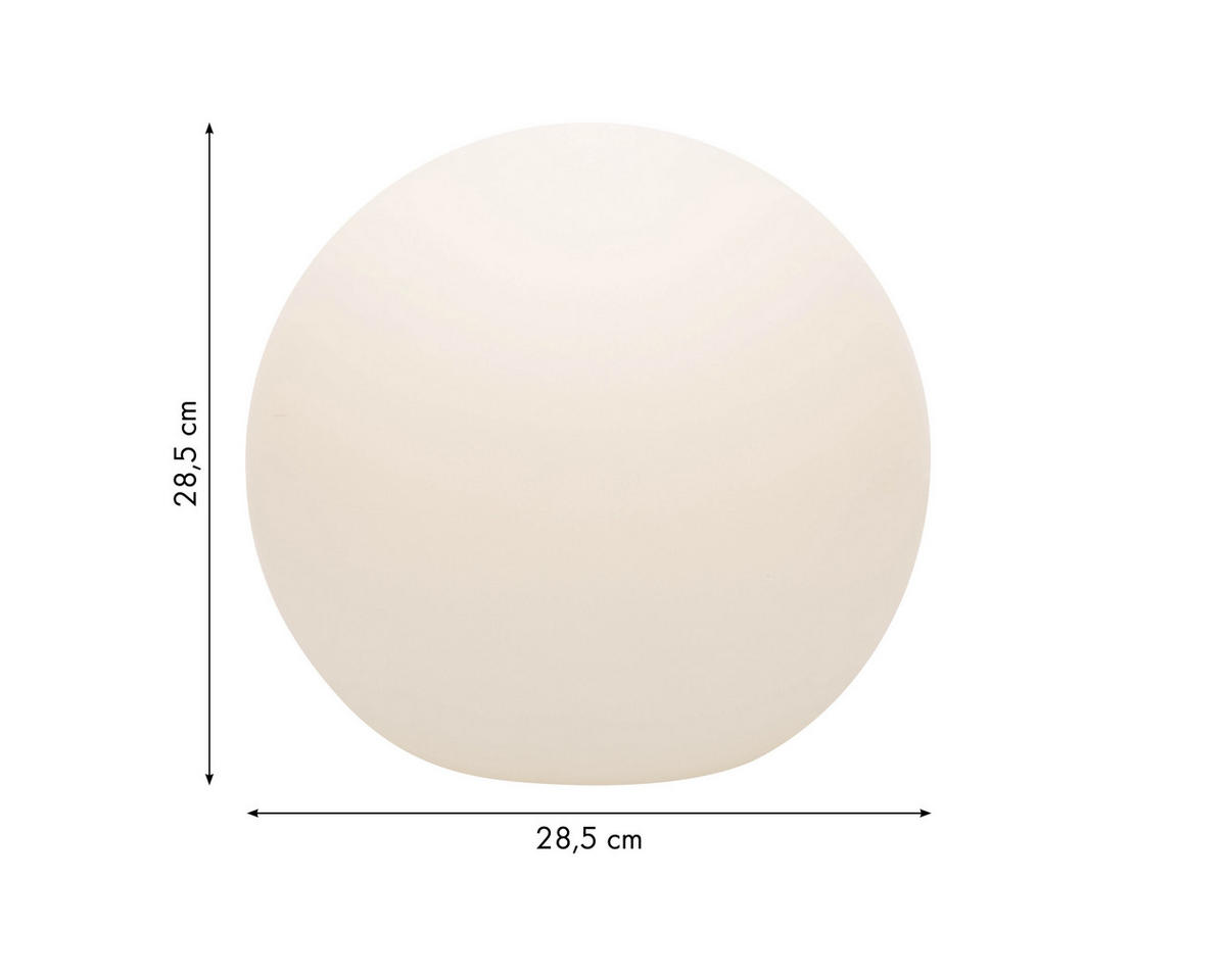 LED-DEKORATIONSLAMPA 30 cm  - vit, Basics, plast (30cm)
