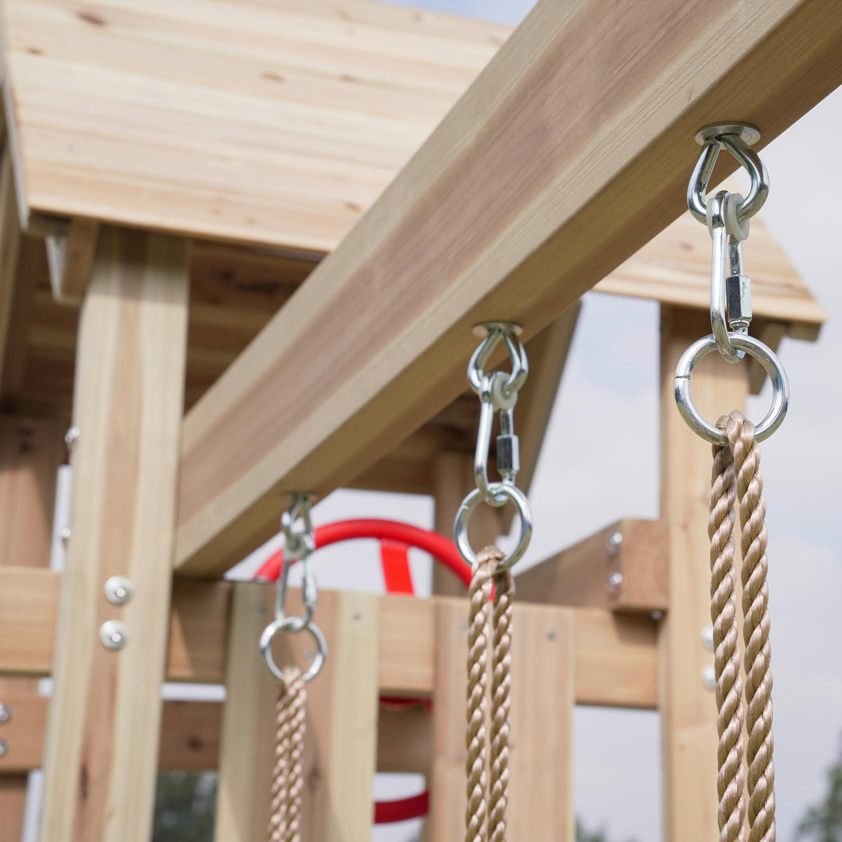SPIELTURM 342/267/375 cm  - Blau, KONVENTIONELL, Holz/Kunststoff (342/267/375cm) - Ambia Garden