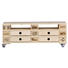 LOWBOARD massiv Natur Naturfarben - Naturfarben, Trend, Holz/Kunststoff (120/47/40cm) - Carryhome LOWBOARD massiv Natur Naturfarben - Naturfarben, Trend, Holz/Kunststoff (120/47/40cm) - Carryhome