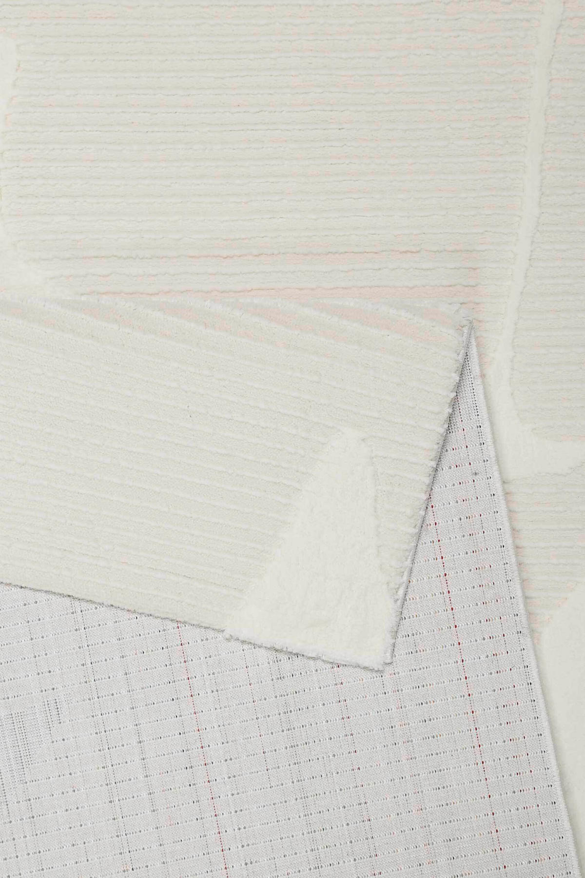 FLACHWEBETEPPICH 200/200 cm Sara Creme, Weiß  - Creme/Weiß, KONVENTIONELL, Textil (200/200cm) - Esprit