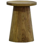 BEISTELLTISCH 33/33/43 cm Akazie vollmassiv Akaziefarben rund  - Akaziefarben, Design, Holz (33/33/43cm) - Carryhome