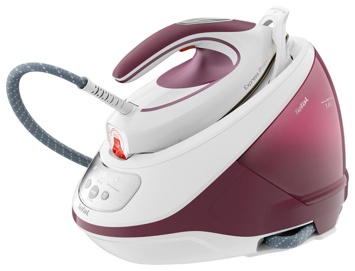 DAMPFBÜGELSTATION - Brombeere/Weiß, Basics (24,3/29,4/39,8cm) - Tefal