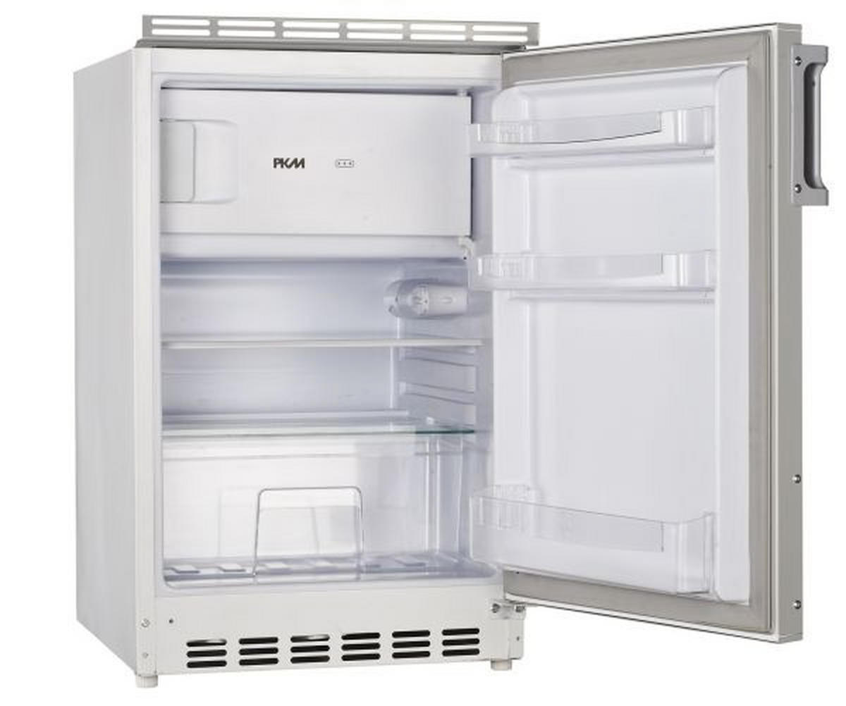 MINIKÜCHE 150 cm   in Buchefarben  - Edelstahlfarben/Beige, MODERN, Holzwerkstoff/Kunststoff (150cm) - FlexWell
