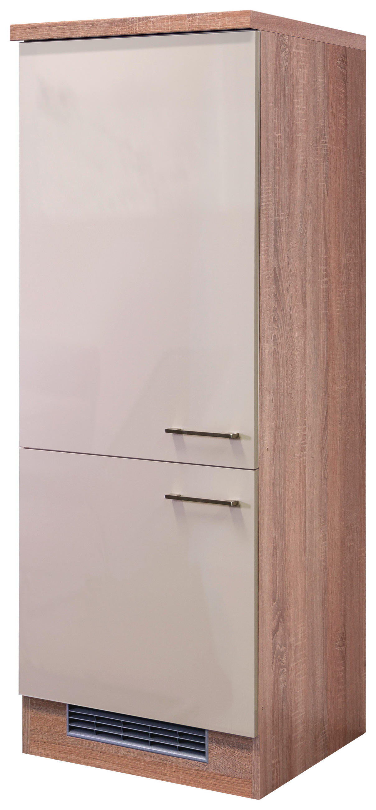 GERÄTEUMBAUSCHRANK 60/161,6/60 cm in Kaschmir - Kaschmir/Edelstahlfarben, MODERN, Holzwerkstoff/Metall (60/161,6/60cm) - FlexWell