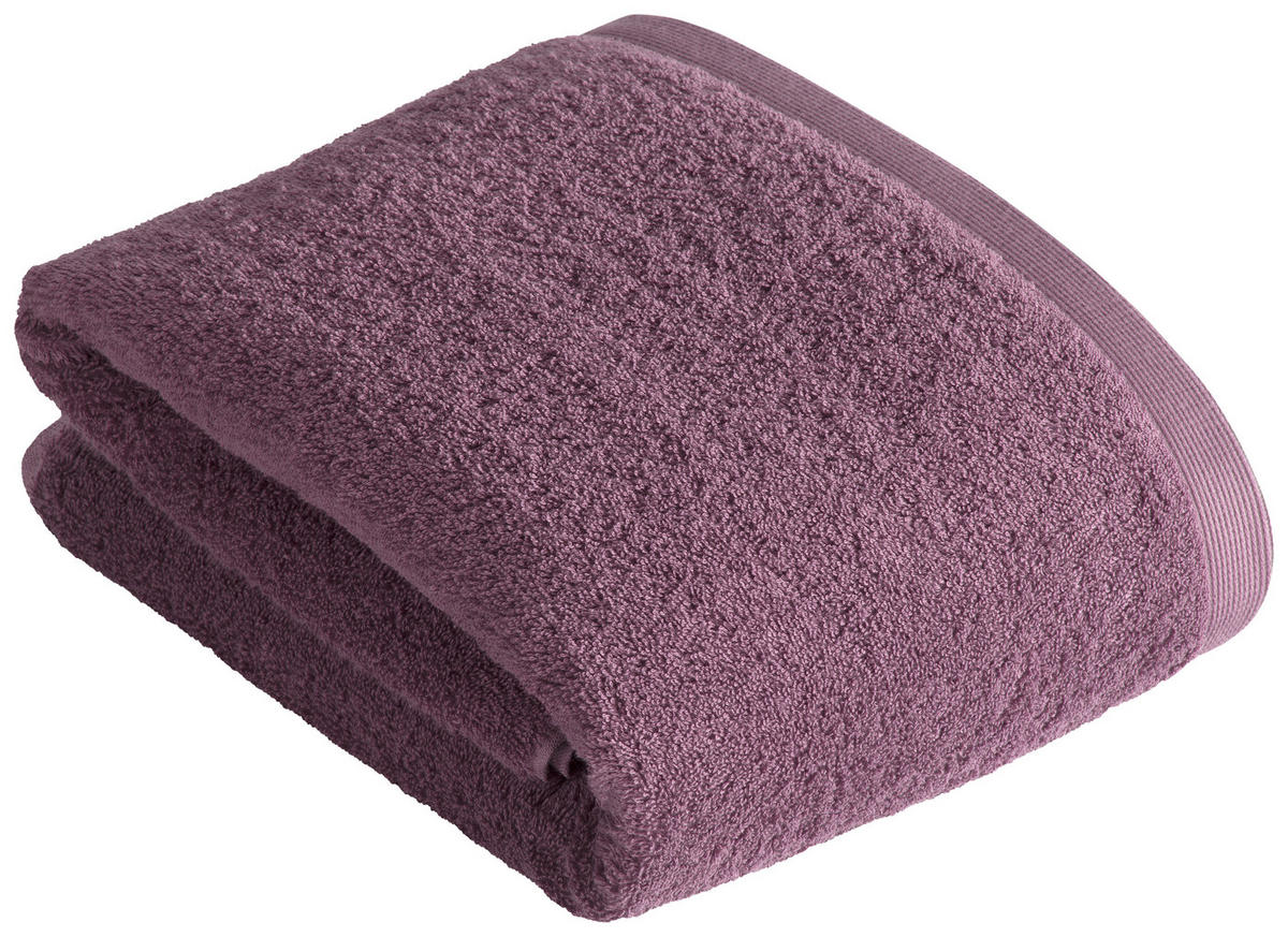 BADETUCH High Line Rot 150/100 cm  - Rot, Basics, Textil (150/100cm) - Vossen