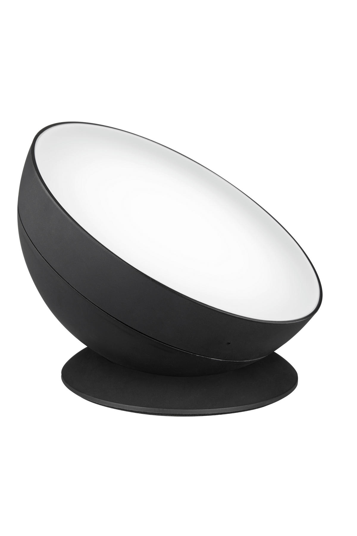 LED ASZTALI LÁMPA - fekete, Basics, műanyag (9,2/17,5cm) - Xora