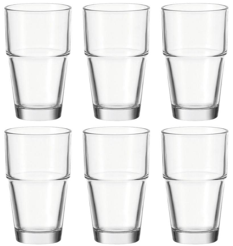 GLÄSERSET SOLO  6-teilig  - Klar, Basics, Glas (8,5/13cm) - Leonardo