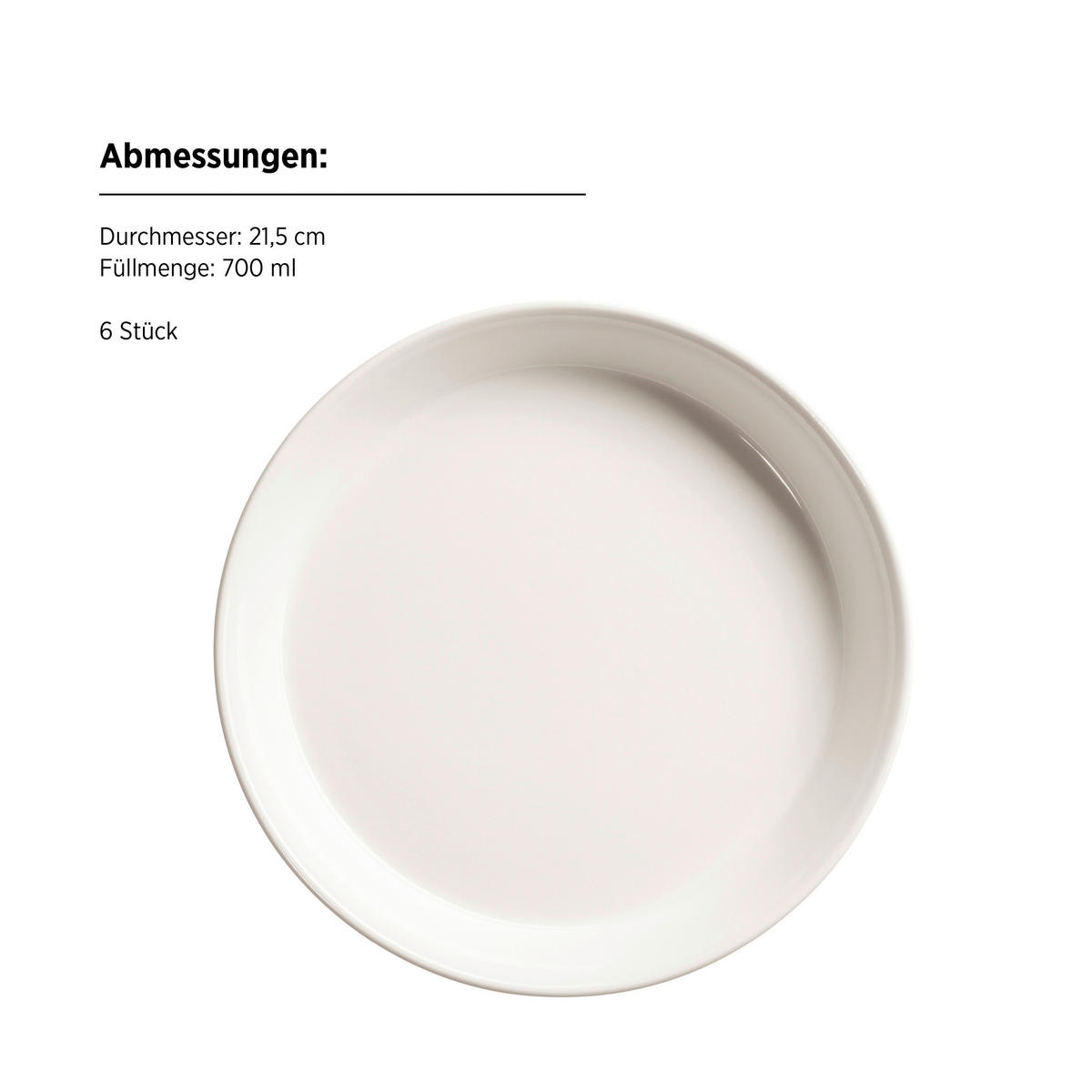 TAFELSERVICE Weiß Sita 12-teilig  - Weiß, Trend, Keramik - Mäser