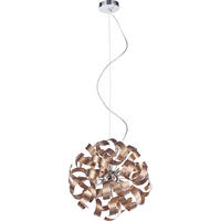 LUSTRĂ  - arămiu/culoare crom, Basics, metal (42/120/42cm)
