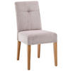 STUHL in Holz, Textil Eichefarben, Altrosa  - Eichefarben/Altrosa, KONVENTIONELL, Holz/Textil (47,5/91,5/63cm) - home24