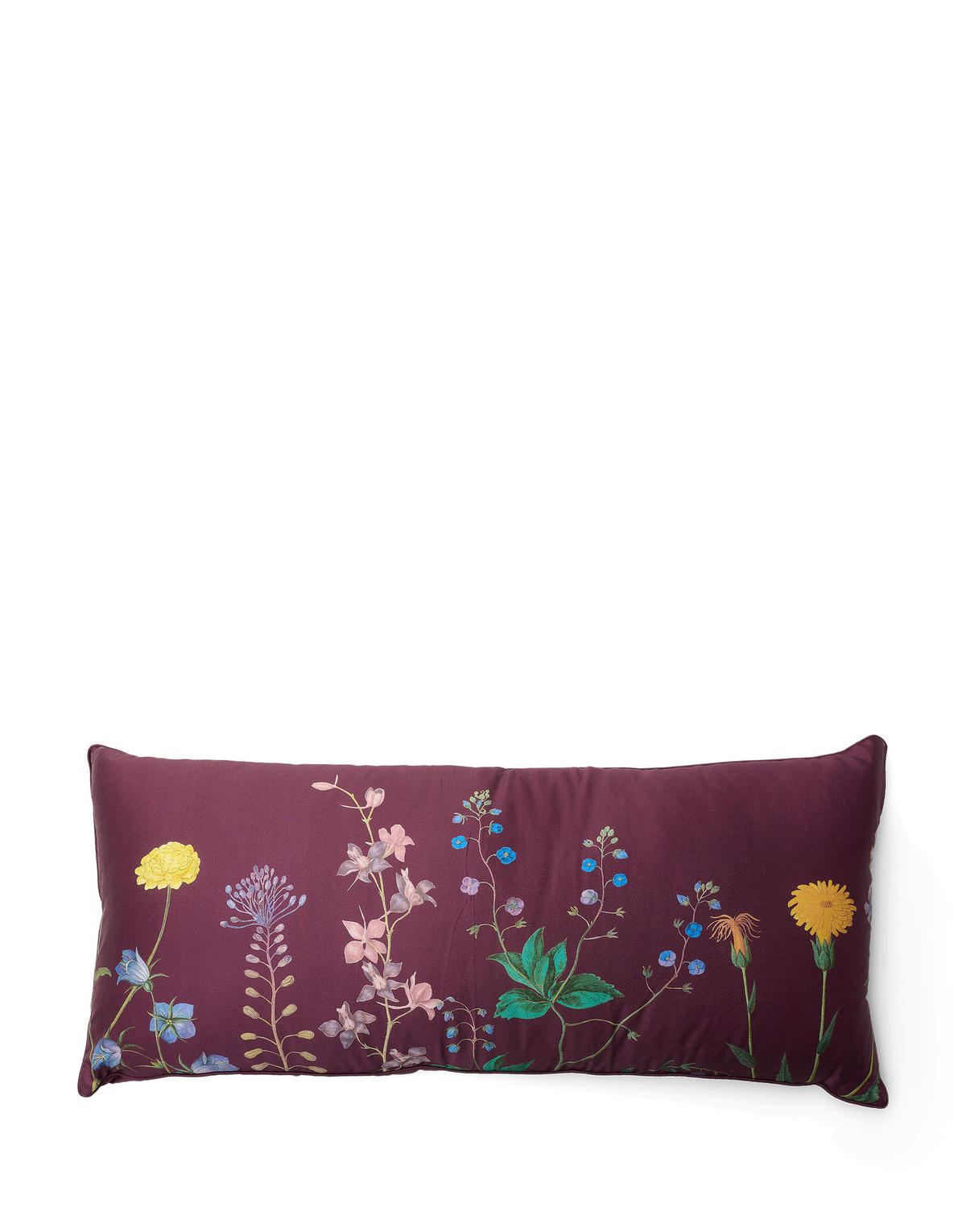 DEKORAČNÝ VANKÚŠ 40/90 cm - vínovočervená, Konventionell, textil (40/90cm) - Essenza
