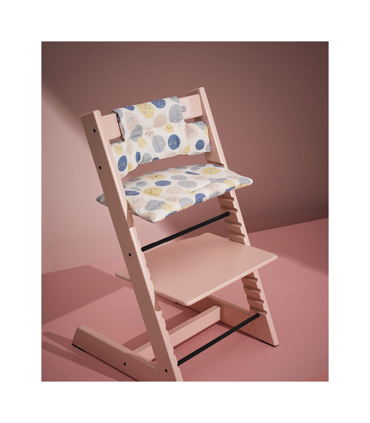 HOCHSTUHLEINLAGE Tripp Trapp  - Blau/Weiss, Basics, Textil (28/21/7cm) - Stokke