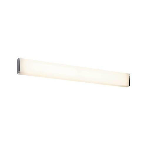 SPIEGELLEUCHTE Nembus 60/6,8/6,3 cm   - Chromfarben/Weiß, Basics, Kunststoff/Metall (60/6,8/6,3cm) - Paulmann