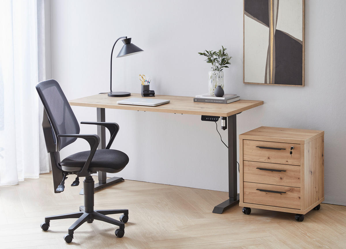 SCHREIBTISCHPLATTE 150/69/3 cm  in Eiche Artisan  - Eiche Artisan, Design, Holzwerkstoff (150/69/3cm) - Carryhome