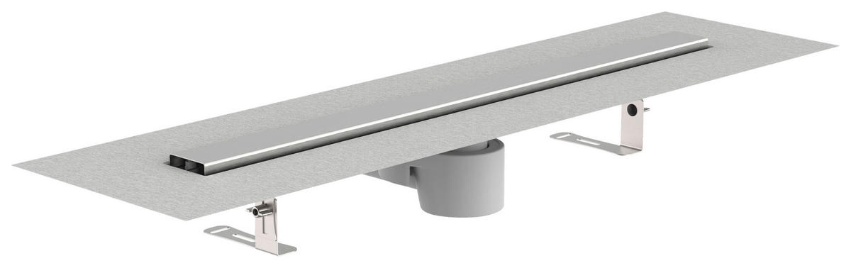 DUSCHRINNE Edelstahlfarben   - Edelstahlfarben, Basics, Metall (90cm) - Schütte