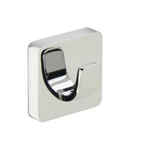 HANDTUCHHALTER 4,5/4,5/3 cm  - Chromfarben, Basics, Metall (4,5/4,5/3cm)