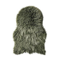 KUNSTFELL 60/90 cm Grün Tierform  - Grün, Basics, Fell/Textil (60/90cm) - Ambia Home