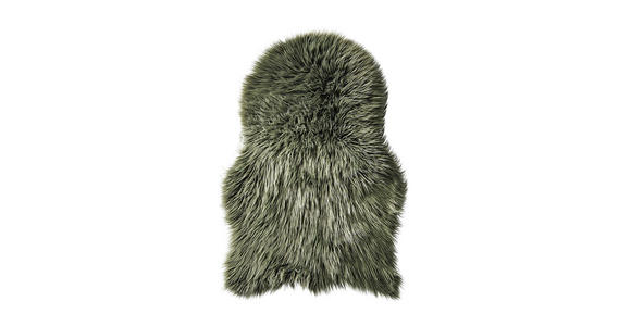 KUNSTFELL 60/90 cm Grün Tierform  - Grün, Basics, Fell/Textil (60/90cm) - Ambia Home