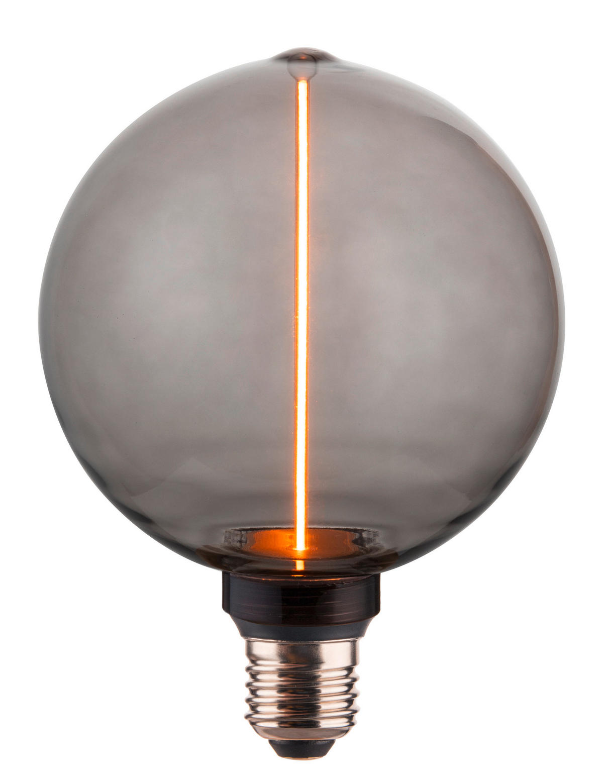 LED-LJUSKÄLLA   E27  - svart, Design, glas (12,5/16,6cm)