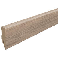 SOCKELLEISTE Nussbaum hell Hellbraun  - Hellbraun, KONVENTIONELL, Holzwerkstoff (240/1.4/5.8cm) - Egger Holzwerkstoffe
