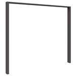 PASSEPARTOUTRAHMEN 256/240/12 cm   - Dunkelgrau, KONVENTIONELL, Holzwerkstoff (256/240/12cm) - Venda