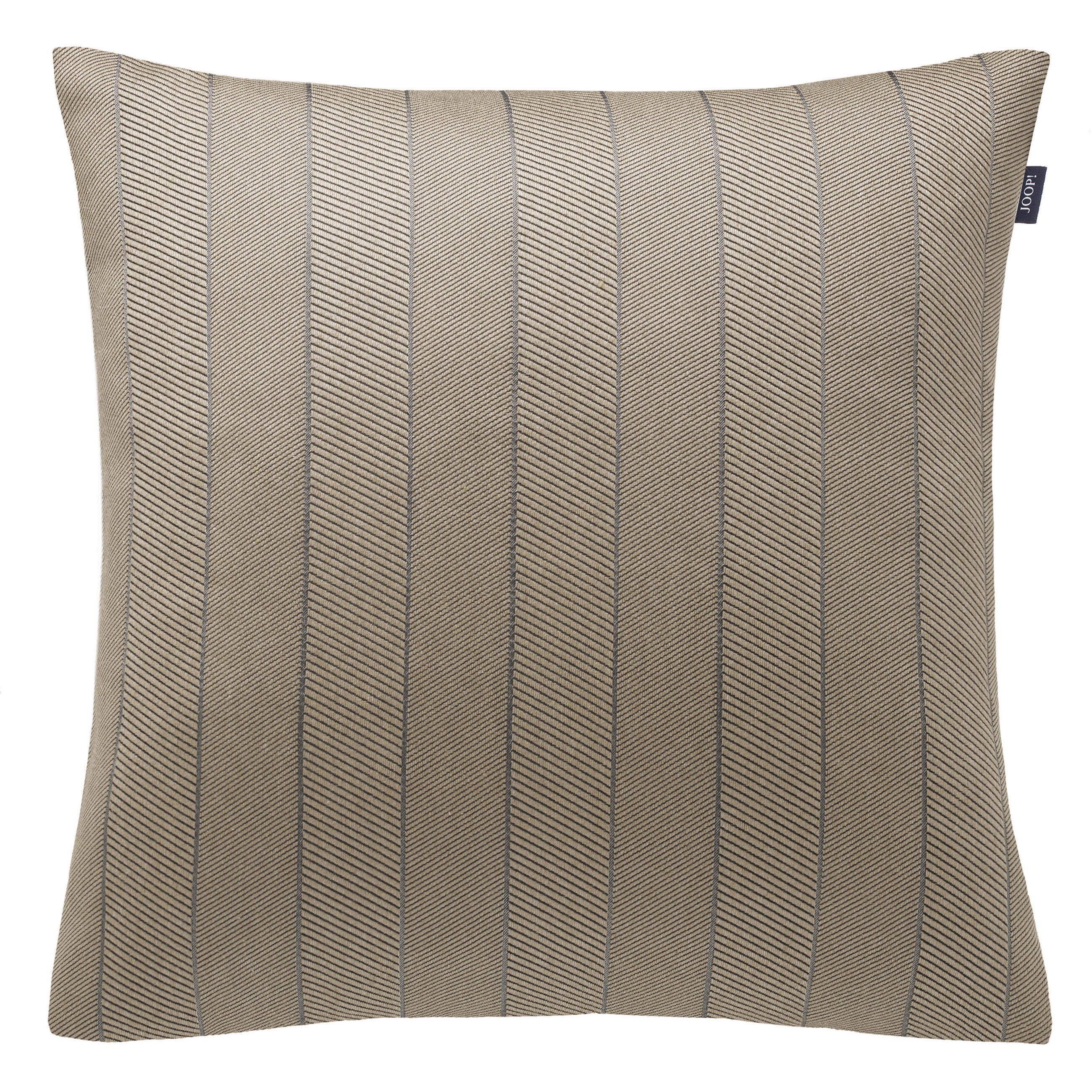 KISSENHÜLLE Row 50/50 cm  - Anthrazit/Cappuccino, Design, Textil (50/50cm) - Joop!