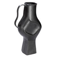DEKOVASE  - Grau, Basics, Metall (24/43/15cm)