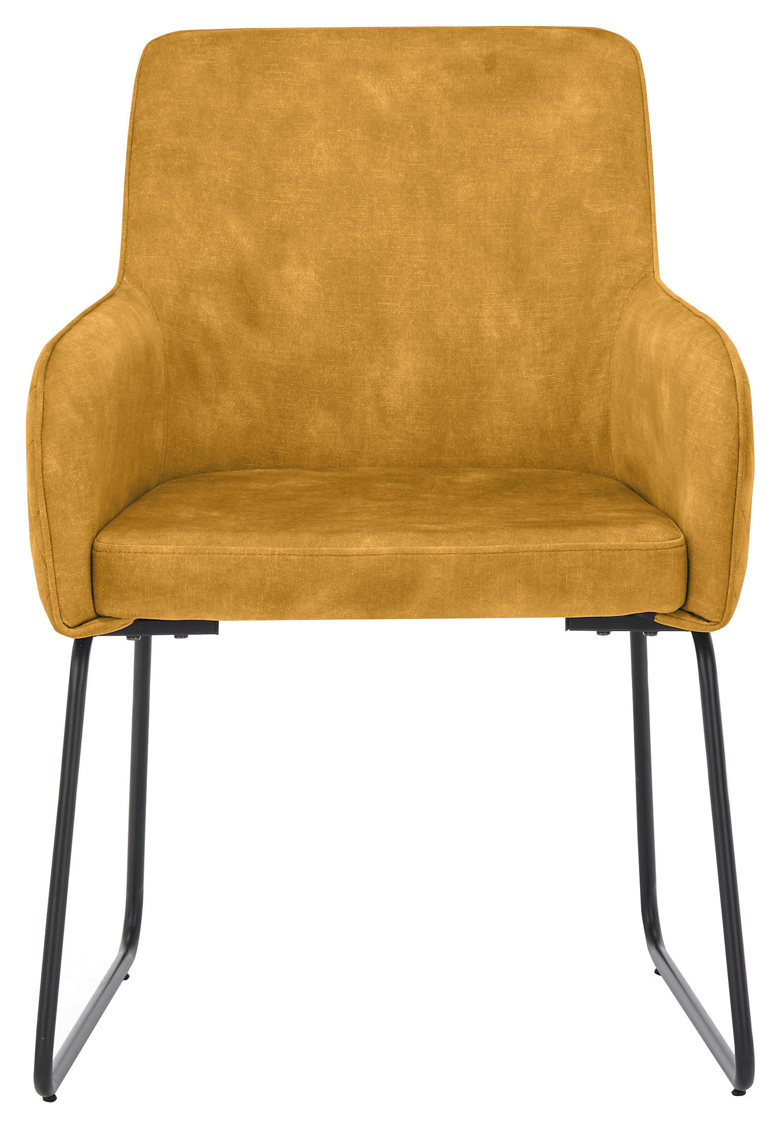 ARMLEHNSTUHL  in Eisen  - Goldfarben/Schwarz, Design, Kunststoff/Metall (60,5/85/63cm) - SetOne by Musterring