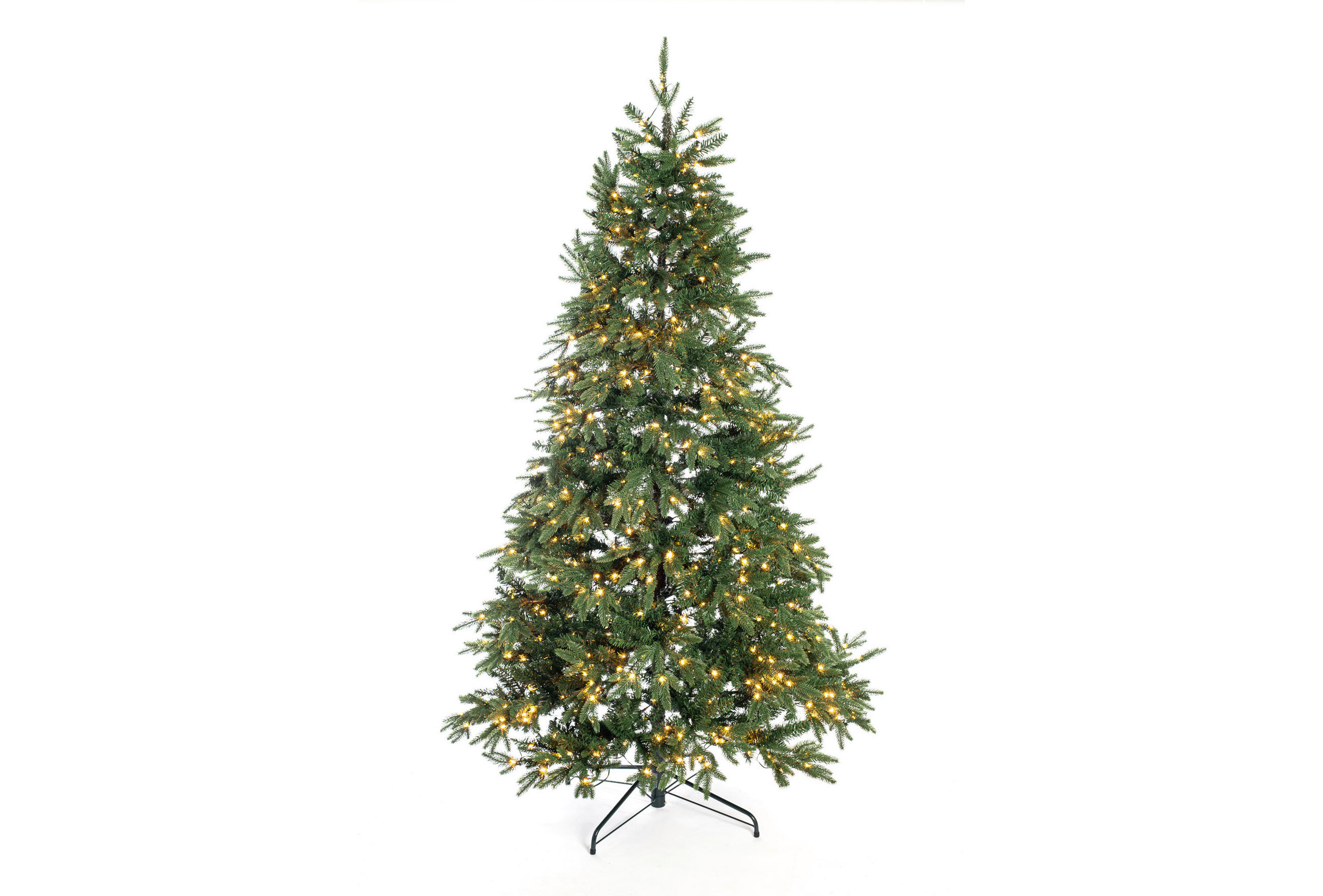 WEIHNACHTSBAUM 210 cm  - Waldgrün, Basics, Kunststoff/Metall (134/210cm)