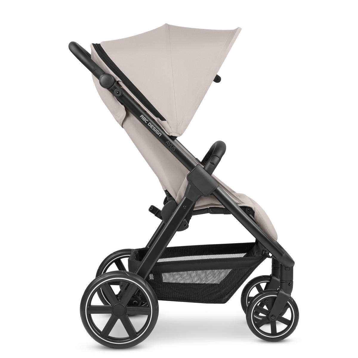 BUGGY AVUS  - Schwarz/Grau, Basics, Textil/Metall (46,5/23,5/72cm) - ABC Design