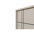 SIDEBOARD  in 160,2/81,8/37 cm  - Kaschmir/Schwarz, MODERN, Holzwerkstoff/Kunststoff (160,2/81,8/37cm) - Carryhome