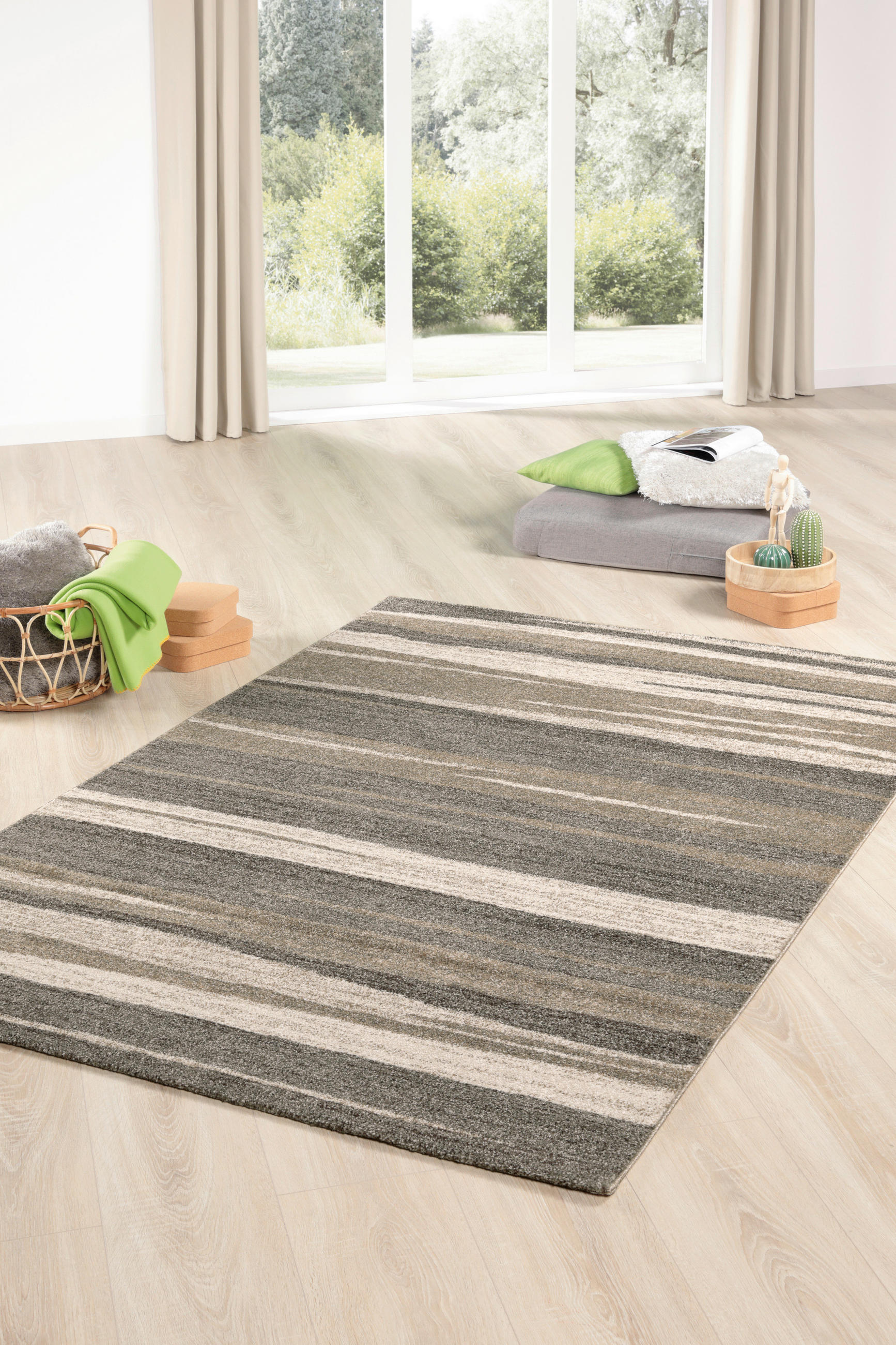 WEBTEPPICH 120/170 cm Beige  - Beige, Design, Textil (120/170cm) - Novel