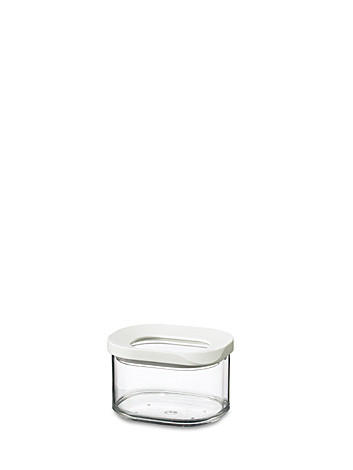 VORRATSDOSE MODULA 0,175 L - Transparent/Weiß, Basics, Kunststoff (9/7,2/5,9cm) - Mepal