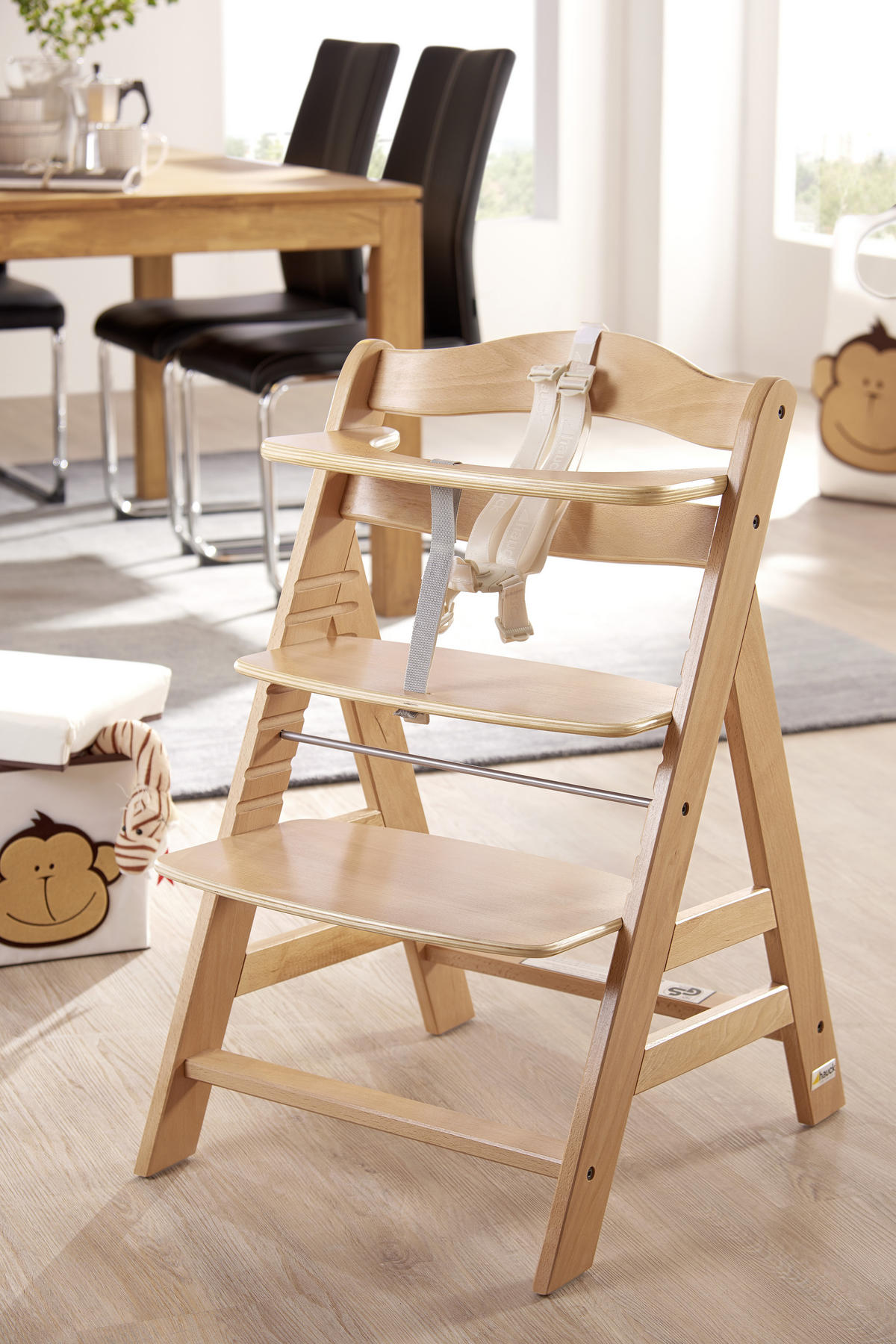 HOCHSTUHL ALPHA + Naturfarben  - Naturfarben, Basics, Holz (56/80/48cm) - Hauck