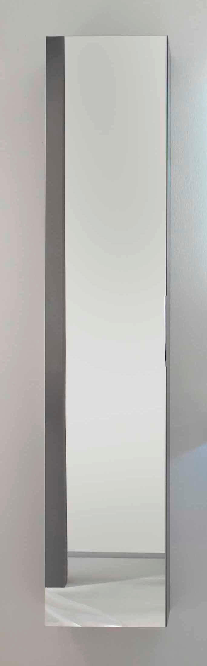 DULAP SUSPENDAT  - grafit/gri, Basics, sticlă/material pe bază de lemn (35/168cm) - Leonardo