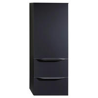 MIDISCHRANK 45/121/33 cm  - Anthrazit/Schwarz, KONVENTIONELL, Glas/Holzwerkstoff (45/121/33cm) - Sadena