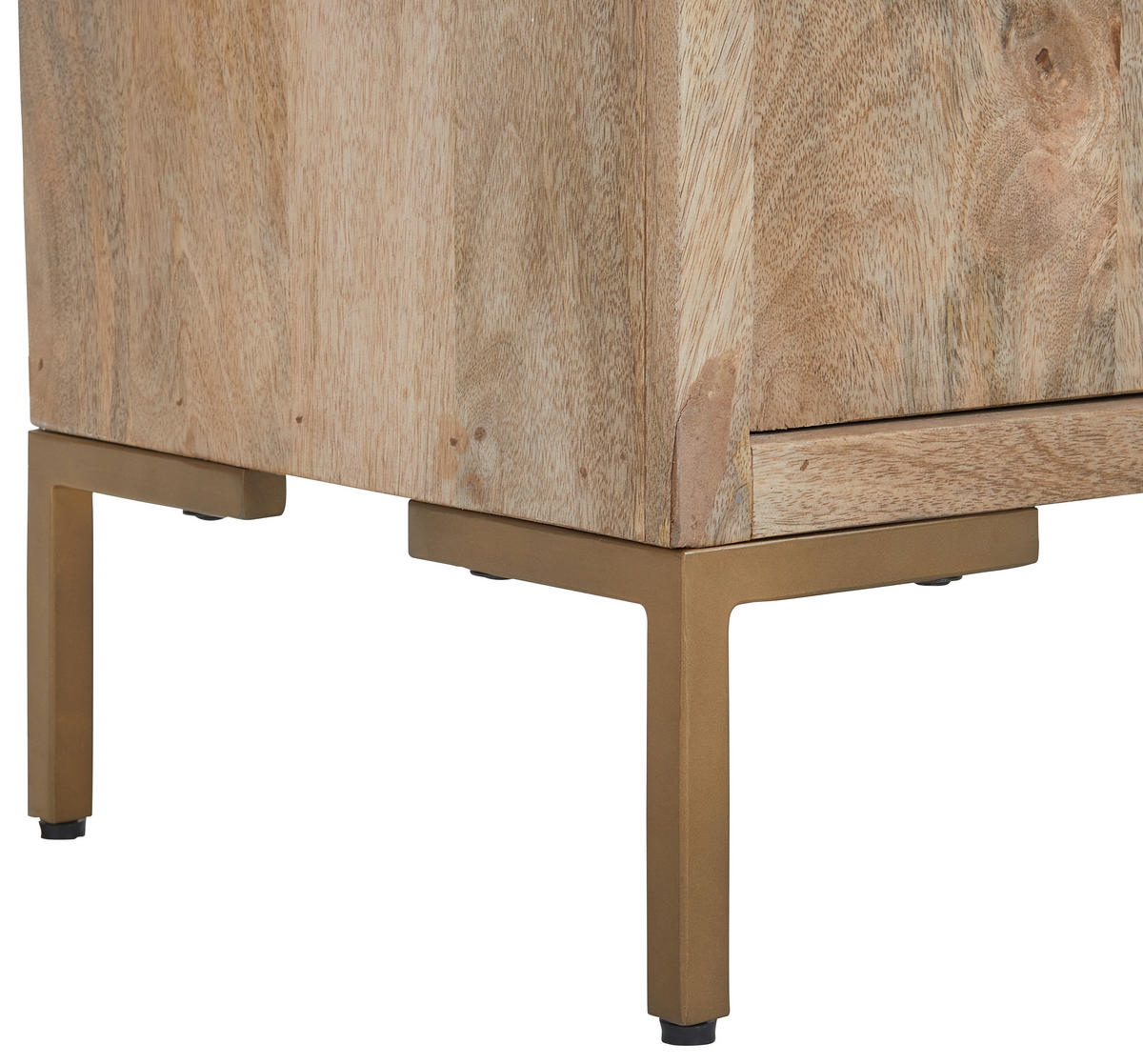 REGAL  88/192/40 cm Naturfarben, Goldfarben  - Goldfarben/Naturfarben, Natur, Holz/Metall (88/192/40cm) - MID.YOU